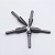 KIT 5 BROCAS  GROSSA ESCULTURA ARTESANATO FURADEIRA ROTATIVA - Imagem 2