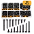 KIT 800 PARAFUSOS M2*10 PHILIPS PRETOS ROSCANTE AÇO CARBONO - Imagem 2