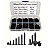 KIT 800 PARAFUSOS M2*10 PHILIPS PRETOS ROSCANTE AÇO CARBONO - Imagem 6