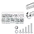 KIT 320 PARAFUSOS  PHILIPS ARRUELAS PORCAS AÇO ZINCADO - M3 - Imagem 1