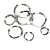 KIT 350 ARRUELAS 3 ONDAS ONDULADAS INOX m3 m4 a m12 m16 m19 - Imagem 4