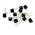 KIT 600 TRANSITORES 2N2222 S9018 2N3904 2N3906 2N5401 2N5551 - Imagem 2