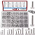 KIT 918 PORCAS PARAFUSOS SEXTAVADOS ARRUELA INOX M2 M3 M4 M5 - Imagem 1