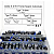KIT 42 CONECTORES PNEUMATICOS BICO COMPRESSOR CONEXAO RAPIDA - Imagem 2