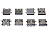 KIT 100 CONECTORES MICRO USB mix 6pin e 16pin REPARO CELULAR - Imagem 6