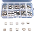 KIT 100 CONECTORES MICRO USB mix 6pin e 16pin REPARO CELULAR - Imagem 1