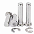 5 Pino PASSADOR Cabeça Plana M6 100MM ANEL EIXO CIRCLIP INOX - Imagem 9