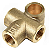 CONECTOR T 3 VIAS 10mm 3/16 macho TUBO MANGUEIRA FREIO MOTO - Imagem 6