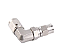 ADAPTADOR CONETOR MANGUEIRA FREIO HIDRAULICO INOX R 90° AN3 - Imagem 2