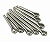 KIT 260 PINOS CONTRAPINOS ENGATE U TRAVA GANCHO EM INOX - Imagem 3