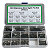 KIT 260 PINOS CONTRAPINOS ENGATE U TRAVA GANCHO EM INOX - Imagem 2