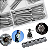 KIT 260 PINOS CONTRAPINOS ENGATE U TRAVA GANCHO EM INOX - Imagem 6