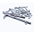 KIT 10 PARAFUSOS MEIA ROSCA PARCIAL SEXTAVADO INOX M6*120MM - Imagem 1