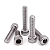 KIT 10 PARAFUSOS ALLEN INOX M5X60MM - 6CM QUALIDADE - Imagem 3