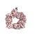 Scrunchies bolinha pink Cetim - Imagem 1