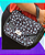 Bolsa Margarete Floral fundo preto - Imagem 1