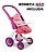 Carrinho De Boneca Bebê Infantil Confort Baby 2 Em 1 Passeio - Imagem 6