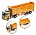 Caminhão Carrinho Controle Remoto Carreta Truck Baú Grande C/ Luz Led - Imagem 9
