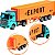 Caminhão Carrinho Controle Remoto Carreta Truck Baú Grande C/ Luz Led - Imagem 3