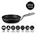 Frigideira Inox Antiaderente Indução Black Rock 24cm 2,1 L Mimo Style - Imagem 7