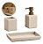 Conunto Para Banheiro Flax 3pcs Poliresina Mimo Style - Imagem 1