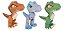 Pack Jurassic World - Mini Blue, Echo E Delta - Baby Dinos - Universal - Imagem 2