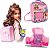 Diver Mochila Casinha 3 Cômodos + Boneca Divertoys 23pçs - Imagem 1