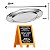 Kit 12 Travessas Oval Inox Rasa 22cm Bandejas Porções, Bar E Restaurante - Imagem 4