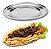 Kit 12 Travessas Oval Inox Rasa 22cm Bandejas Porções, Bar E Restaurante - Imagem 3