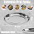 Kit 12 Travessas De Inox Oval Fundo 26cm Bandeja Para Petiscos Restaurante Bar - Imagem 2