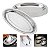 Kit 12 Travessas De Inox Oval Fundo 26cm Bandeja Para Petiscos Restaurante Bar - Imagem 1