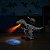 Dinossauro Rex Robô Controle Remoto Fumaça Som Luz Lança Missel - Imagem 6
