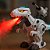 Dinossauro Rex Robô Controle Remoto Fumaça Som Luz Lança Missel - Imagem 8