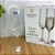 Jogo 6 Taças Champagne Uria Em Cristal 270ml Luxo Bohemia - Imagem 2