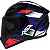 CAPACETE ASX CITY BRILHO PRETO/VERMELHO/AZUL - Imagem 1