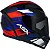 CAPACETE ASX CITY BRILHO PRETO/VERMELHO/AZUL - Imagem 2