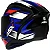 CAPACETE ASX CITY BRILHO PRETO/VERMELHO/AZUL - Imagem 3