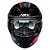 CAPACETE ASX CITY BRILHO PRETO/VERMELHO/CINZA - Imagem 3