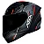 CAPACETE ASX STORM BRILHO PRETO/CINZA/VERMELHO - Imagem 1