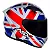 CAPACETE ASX CITY KINGDOM BRILHO PRETO/VERMELHO/AZUL - Imagem 2