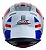 CAPACETE ASX CITY KINGDOM BRILHO PRETO/VERMELHO/AZUL - Imagem 3