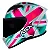CAPACETE ASX CITY KINGDOM BRILHO BRANCO/ROSA/TIFFANY - Imagem 1