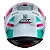 CAPACETE ASX CITY KINGDOM BRILHO BRANCO/ROSA/TIFFANY - Imagem 3
