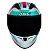CAPACETE ASX CITY KINGDOM BRILHO BRANCO/ROSA/TIFFANY - Imagem 4