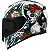 CAPACETE ASX EAGLE CATRINA BRILHO BRANCO /AZUL/VERMELHO - Imagem 1
