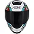 CAPACETE ASX EAGLE CATRINA BRILHO BRANCO /AZUL/VERMELHO - Imagem 3