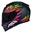 CAPACETE ASX EAGLE VIBES FOSCO PRETO/COLOR - Imagem 1