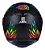 CAPACETE ASX EAGLE VIBES FOSCO PRETO/COLOR - Imagem 4