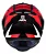 CAPACETE ASX EAGLE STREET BRILHO PRETO/VERMELHO/BRANCO - Imagem 3