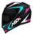 CAPACETE ASX EAGLE STREET BRILHO PRETO/TIFFAY/ROSA - Imagem 1